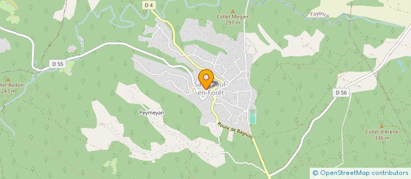 localisation de l'entreprise MADAME IJA ROMEYER à SAINT-PAUL-EN-FORET