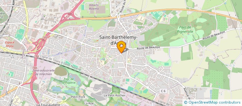 localisation de l'entreprise MADAME IKBAL EL MOKADDEM  SAINT-BARTHELEMY-D'ANJOU