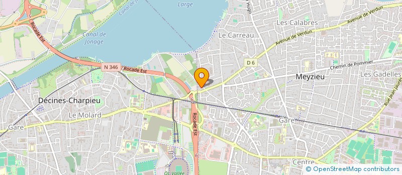 localisation de l'entreprise MADAME IKERAM HAFFAF  MEYZIEU