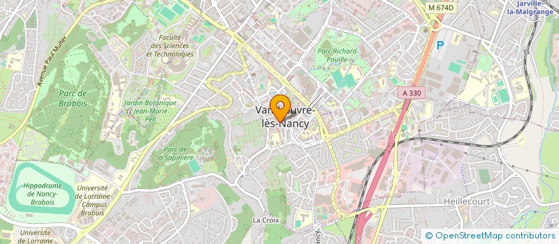 localisation de l'entreprise MADAME IKRAAME MALKI  VANDUVRE-LES-NANCY