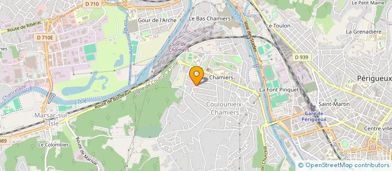 localisation de l'entreprise MADAME IKRAM AMEGRISSI  COULOUNIEIX-CHAMIERS