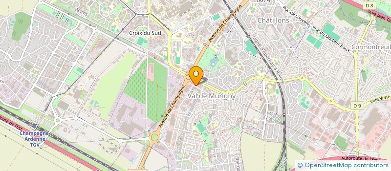 localisation de l'entreprise MADAME IKRAM BAKHTACHE  REIMS