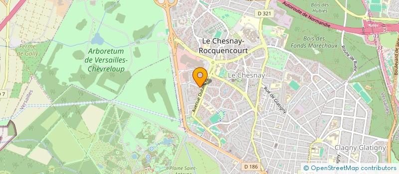 localisation de l'entreprise MADAME IKRAM BENATTOU  LE CHESNAY-ROCQUENCOURT