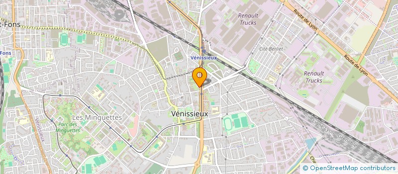 localisation de l'entreprise MADAME IKRAM BOUAOUK  VENISSIEUX