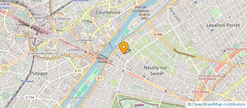 localisation de l'entreprise MADAME IKRAM BOULAIZ à NEUILLY-SUR-SEINE