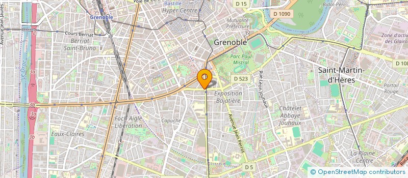 localisation de l'entreprise MADAME IKRAM CHERIF à GRENOBLE