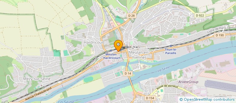 localisation de l'entreprise MADAME IKRAM GHANNAM  HARDRICOURT