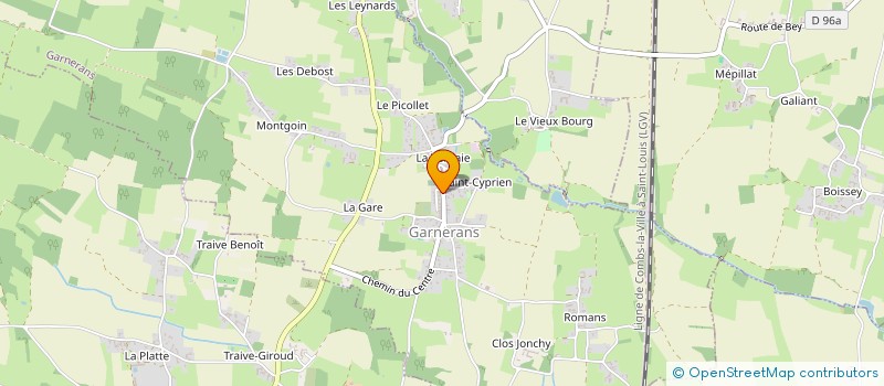 localisation de l'entreprise MADAME IKRAM GHELLAB  GARNERANS