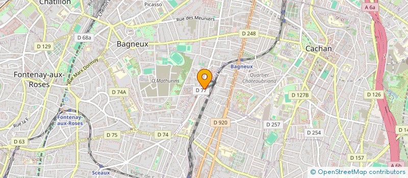 localisation de l'entreprise MADAME IKRAM IMESSAD à BAGNEUX