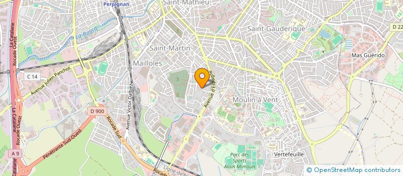 localisation de l'entreprise MADAME IKRAM IRHZAR TAMOUH  PERPIGNAN