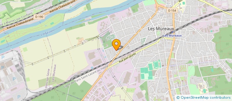 localisation de l'entreprise MADAME IKRAM KERKEB à LES MUREAUX