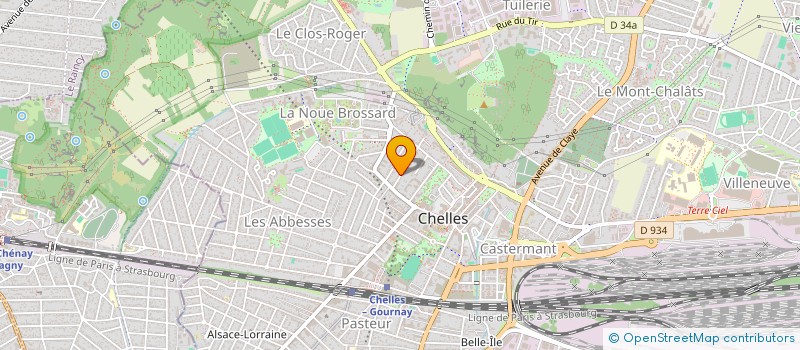 localisation de l'entreprise MADAME IKRAM MADANI  CHELLES