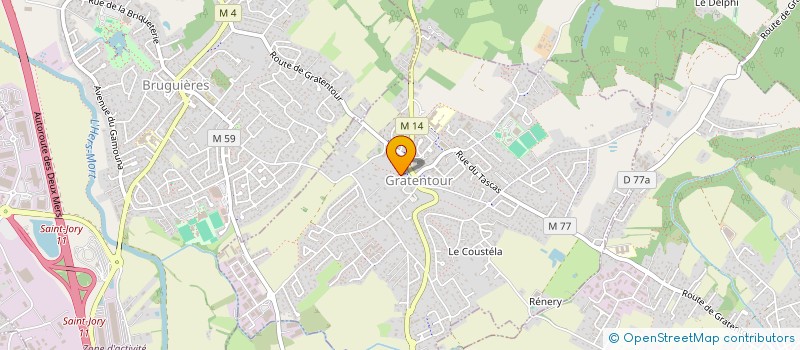 localisation de l'entreprise MADAME IKRAM MAMCHOUR  GRATENTOUR