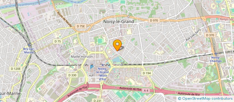 localisation de l'entreprise MADAME IKRAM MOKEDDEM  NOISY-LE-GRAND