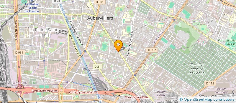 localisation de l'entreprise MADAME IKRAM SOAL  AUBERVILLIERS