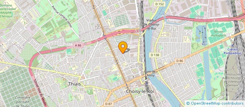 localisation de l'entreprise MADAME IKRAME AIT ICHOU  CHOISY-LE-ROI