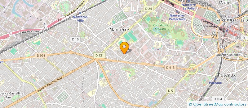 localisation de l'entreprise MADAME IKRAME HAFRAD  NANTERRE