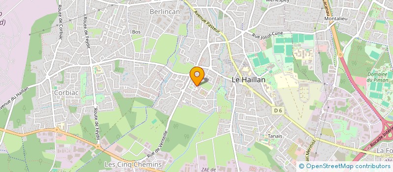 localisation de l'entreprise MADAME ILAN HADJ-AZZEM  LE HAILLAN