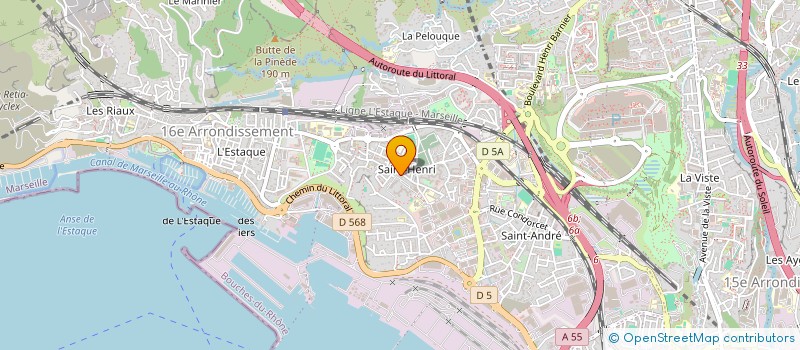 localisation de l'entreprise MADAME ILANA BENETIERE  MARSEILLE 16EME