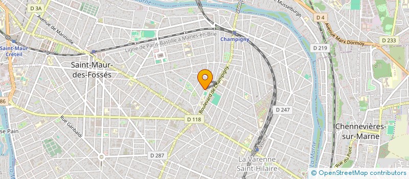 localisation de l'entreprise MADAME ILANA BENHAIM à SAINT-MAUR-DES-FOSSES