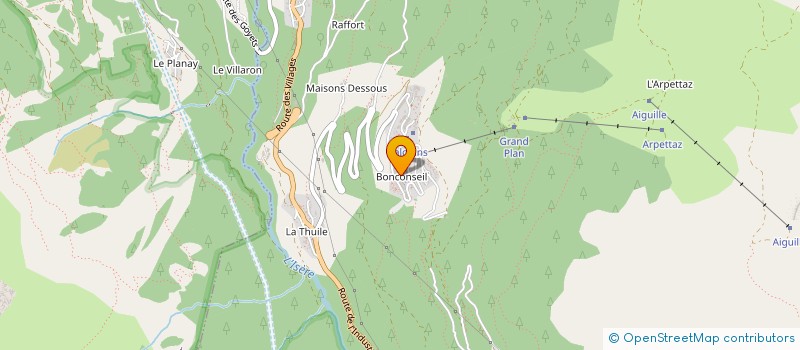 localisation de l'entreprise MADAME ILANA BENSIMON  SAINTE-FOY-TARENTAISE