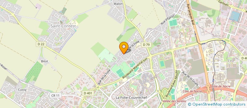 localisation de l'entreprise MADAME ILANA CHAUVEL  CAEN