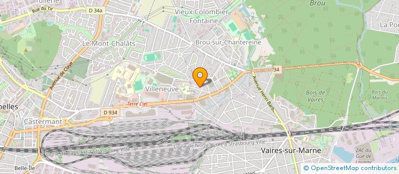 localisation de l'entreprise MADAME ILANA GABORIAUD  BROU-SUR-CHANTEREINE