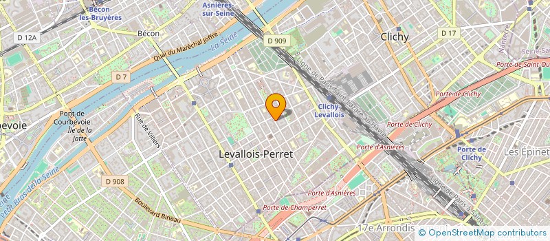 localisation de l'entreprise MADAME ILANA KRIEF à LEVALLOIS-PERRET