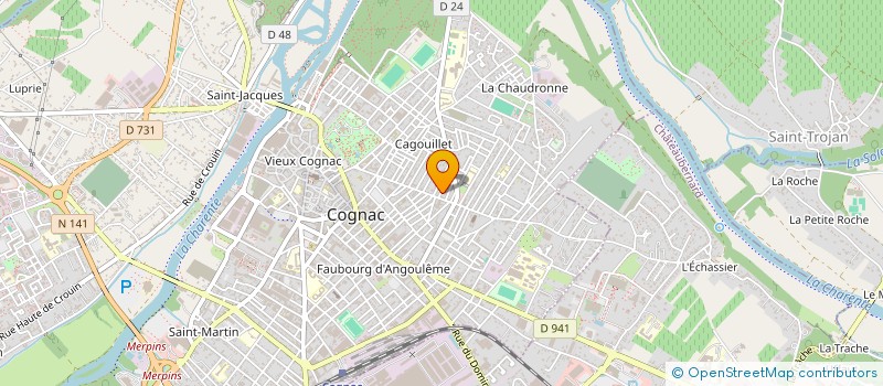 localisation de l'entreprise MADAME ILANA MOULY à COGNAC