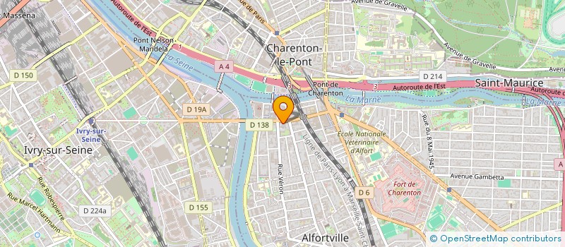 localisation de l'entreprise MADAME ILANA PUJOL  ALFORTVILLE