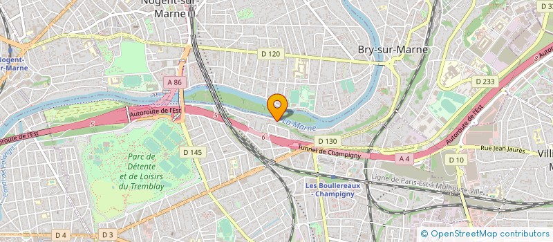 localisation de l'entreprise MADAME ILANITT HOUBANI  CHAMPS-SUR-MARNE