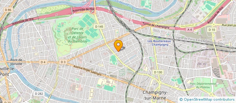 localisation de l'entreprise MADAME ILANNA BENHAIM à CHAMPIGNY-SUR-MARNE