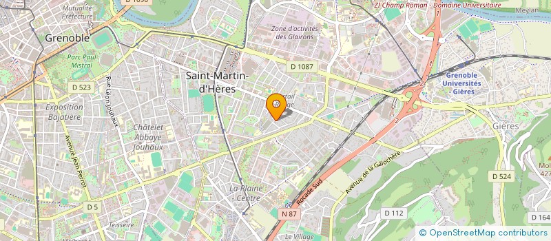 localisation de l'entreprise MADAME ILARIA DELLA POLLINA à SAINT-MARTIN-D'HERES