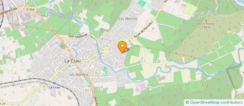 localisation de l'entreprise MADAME ILARIA FRANZETTI à LA CRAU
