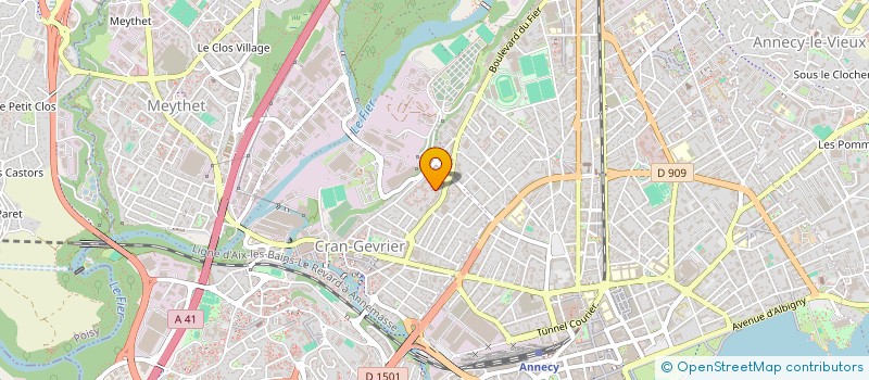 localisation de l'entreprise MADAME ILARIA LETTERA à ANNECY