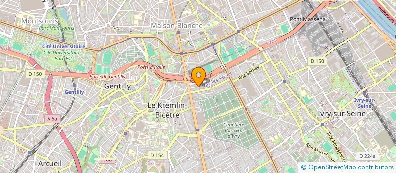 localisation de l'entreprise MADAME ILARIA LOPEZ  LE KREMLIN-BICETRE