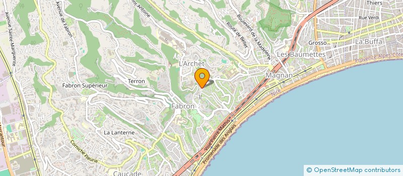 localisation de l'entreprise MADAME ILARIA MACALUSO  NICE