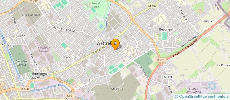 localisation de l'entreprise MADAME ILARIE HENNICOTTE à WATTRELOS