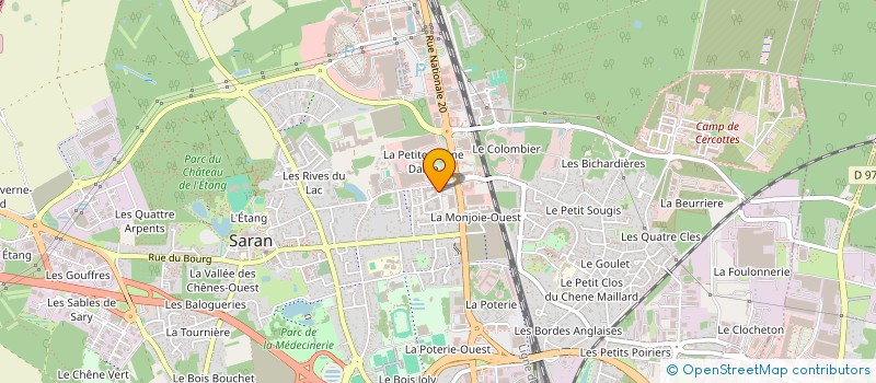 localisation de l'entreprise MADAME ILARIE TOCNY à SARAN