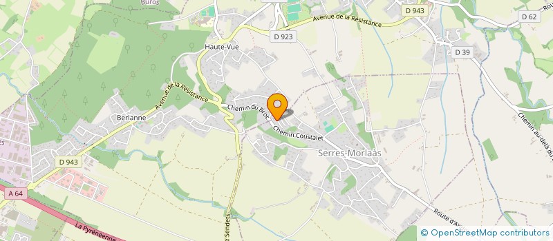 localisation de l'entreprise MADAME ILAYDA DEVRIM  SERRES-MORLAAS