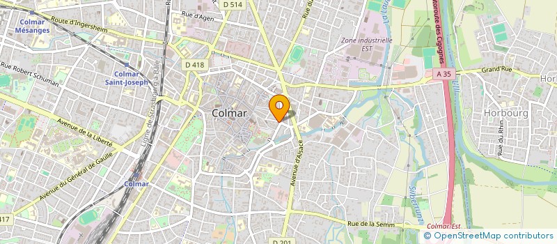 localisation de l'entreprise MADAME ILDA COELHO à COLMAR