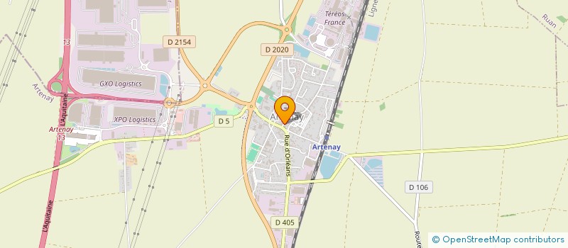 localisation de l'entreprise MADAME ILDA FERNANDES ALMEDA à ARTENAY
