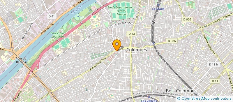 localisation de l'entreprise MADAME ILDA GOMES FORTES à COLOMBES
