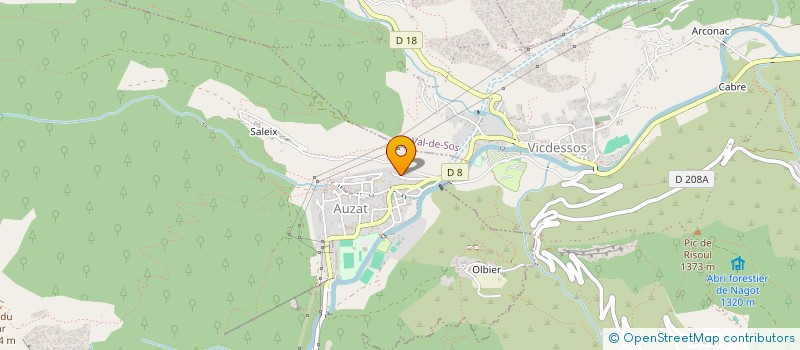 localisation de l'entreprise MADAME ILDA GONCALVES à AUZAT