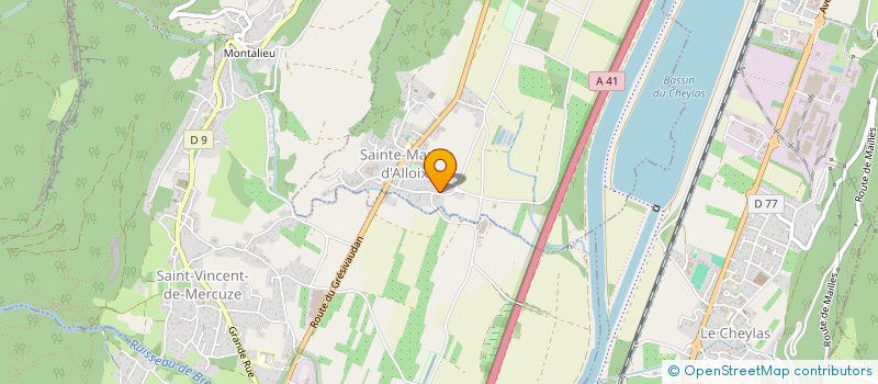 localisation de l'entreprise MADAME ILDA GONCALVES ALVES  SAINTE-MARIE-D'ALLOIX