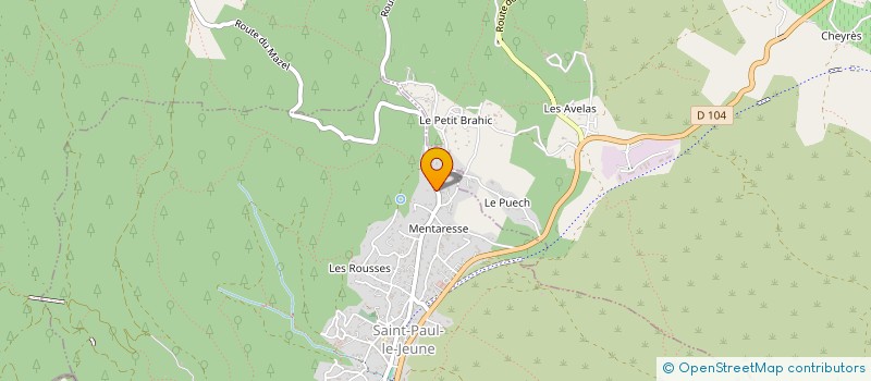 localisation de l'entreprise MADAME ILDA MAIA à SAINT-PAUL-LE-JEUNE