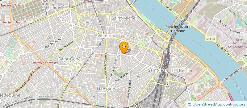 localisation de l'entreprise MADAME ILDEGARDE MOUANGUE NGANDO à BORDEAUX