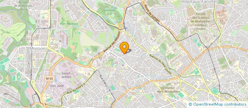 localisation de l'entreprise MADAME ILDIKO KAZAR à MONTPELLIER