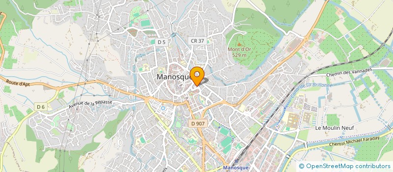 localisation de l'entreprise MADAME ILDIKO KINCSES à MANOSQUE