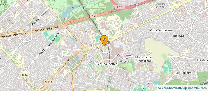 localisation de l'entreprise MADAME ILEANA CIRNEALA  SEVRAN